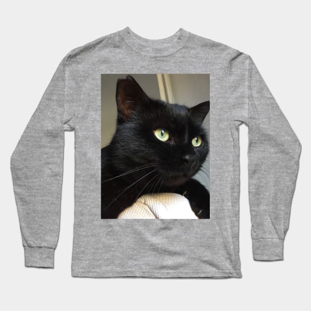 Crockett the cat Long Sleeve T-Shirt by AHelene